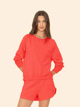 Load image into Gallery viewer, XIRENA PIERRE TERRY SWEATSHIRT - CERISE
