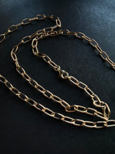 Load image into Gallery viewer, 14K GOLD CHAIN, OVAL LINK NECKLACE
