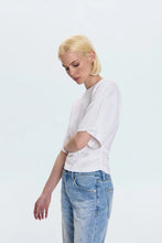 Load image into Gallery viewer, PISTOLA VERONICA KIMONO SLEEVE FITTED TEE - LE BLANC
