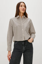 Load image into Gallery viewer, RAILS RAMY SHIRT - NOIR STRIPE
