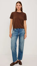 Load image into Gallery viewer, RAILS COTTON CASHMERE SHORT SLEEVE TEE - ESPRESSO
