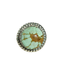 Load image into Gallery viewer, JW STERLING SILVER TURQUOISE RING - 7.5
