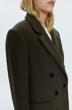 Load image into Gallery viewer, PISTOLA PRESCOTT DOUBLE BREASTED WOOL COAT
