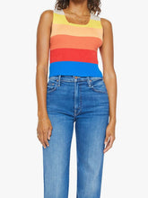Load image into Gallery viewer, MOTHER THE ROUND NECK RIB TANK - OVER THE HORIZON
