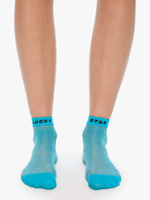 Load image into Gallery viewer, MOTHER THE SLIPPER SOCKS - BLUE LUCKY STAR
