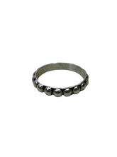 Load image into Gallery viewer, JW STERLING SILVER THIN TEXTURED BALL RING
