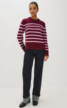 Load image into Gallery viewer, RAILS ALISE SWEATER - MULBERRY STRIPE
