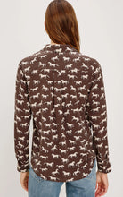 Load image into Gallery viewer, RAILS KATE SHIRT - IVORY HORSES

