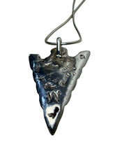 Load image into Gallery viewer, JW STERLING SILVER ARROW HEAD PENDANT NECKLACE – 18"
