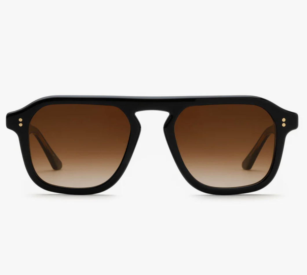 KREWE COLETTE NYLON Black Tea + Black Crystal 24k
