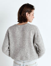 Load image into Gallery viewer, AMERICAN VINTAGE VITOW CARDIGAN LIGHT GREY MELANGE
