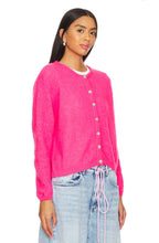 Load image into Gallery viewer, AMERICAN VINTAGE VITOW CARDIGAN NEON PINK MELANGE
