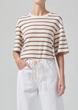 Load image into Gallery viewer, CITIZENS OF HUMANITY GOLDIE TEE - GINGER STRIPE

