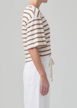 Load image into Gallery viewer, CITIZENS OF HUMANITY GOLDIE TEE - GINGER STRIPE
