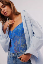 Load image into Gallery viewer, FREE PEOPLE LACE NIGHT RHYTHM CORSET BODYSUIT
