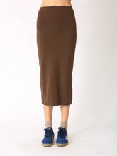 Load image into Gallery viewer, ELECTRIC &amp; ROSE SIMONE SKIRT COCOA
