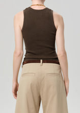 Load image into Gallery viewer, CITIZENS OF HUMANITY INEZ WAFFLE TANK - UMBER
