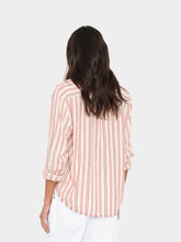 Load image into Gallery viewer, XIRENA BOWIE SHIRT - DUSTY PINK STRIPE
