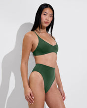 Load image into Gallery viewer, LEFT ON FRIDAY SWIM SUNDAY TOP - TROPICS (GREEN)
