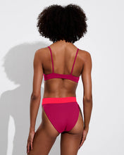 Load image into Gallery viewer, LEFT ON FRIDAY SWIM SUNDAY TOP -  PEPPER (CERISE)
