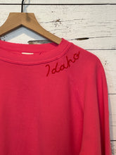 Load image into Gallery viewer, HOT PINK EMBROIDERED IDAHO SWEATSHIRT
