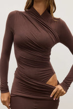 Load image into Gallery viewer, AMRITA BODYSUIT- CHOCOLATE
