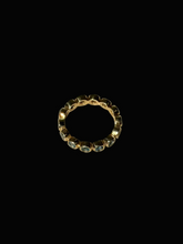 Load image into Gallery viewer, 18K GOLD ETERNITY RING WITH BLUE TOPAZ
