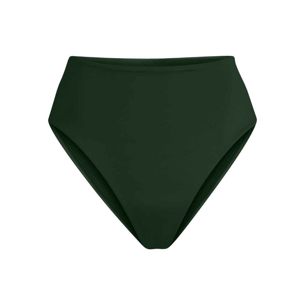 LEFT ON FRIDAY SWIM HI HI BOTTOM - PALM (GREEN)