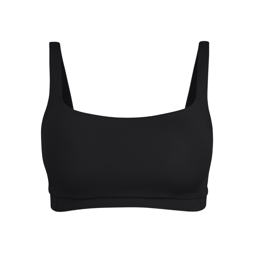 LEFT ON FRIDAY SWIM TOP SHELF - JET (BLACK)