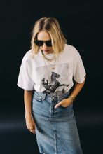 Load image into Gallery viewer, CAMPFIRE COUTURE TRICK PONY PIXEL TEE - WHITE
