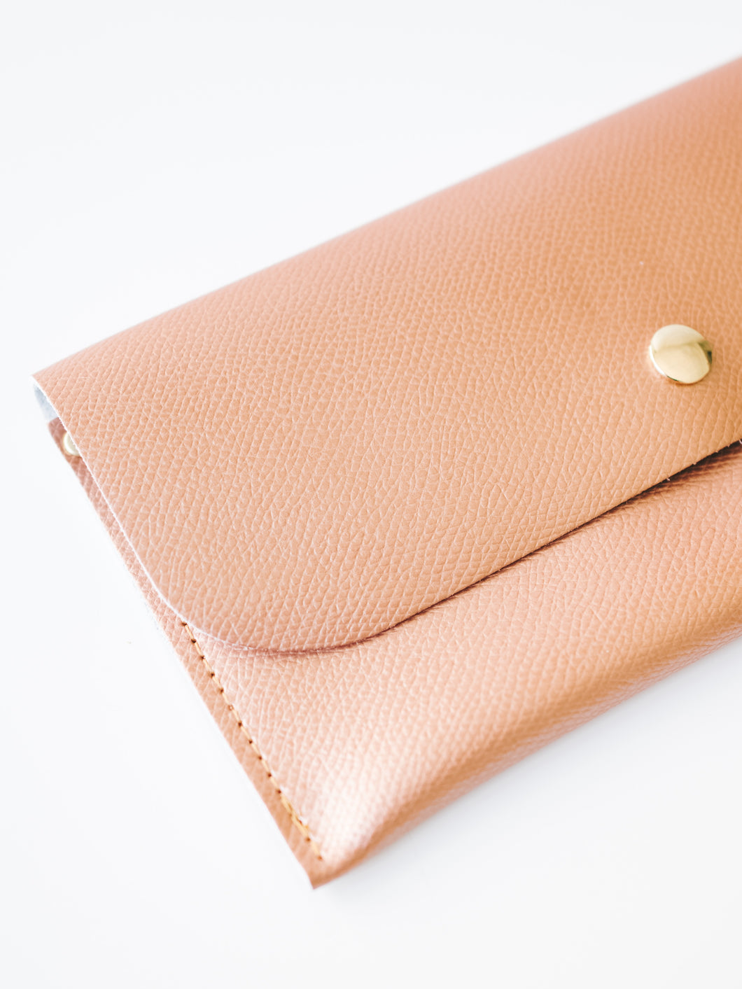 OVERSIZED WALLET - ROSE GOLD LEATHER