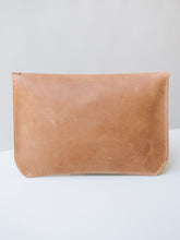 Load image into Gallery viewer, SINGLE COMPARTMENT SADDLE BAG - TAN LEATHER
